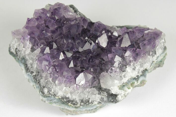 3.1" Sparking, Purple, Amethyst Crystal Cluster - Uruguay